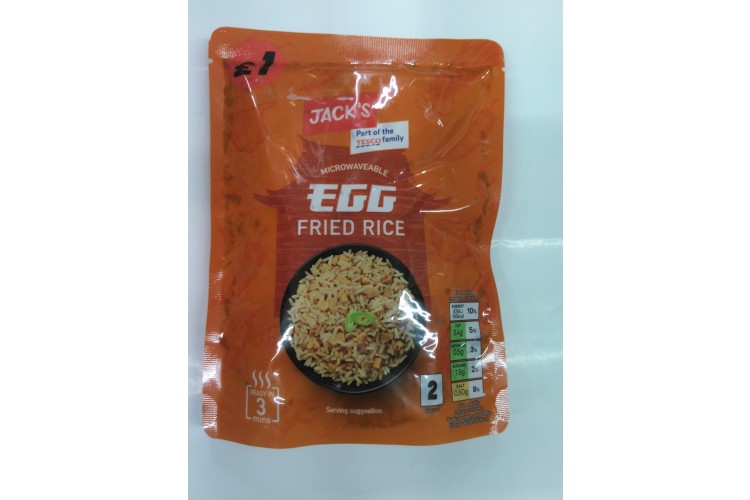 Jacks Microwaveable Egg Fried Rice 250g