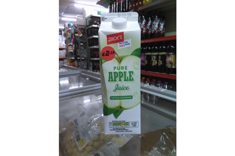Jacks Pure Apple Juice 1Ltr