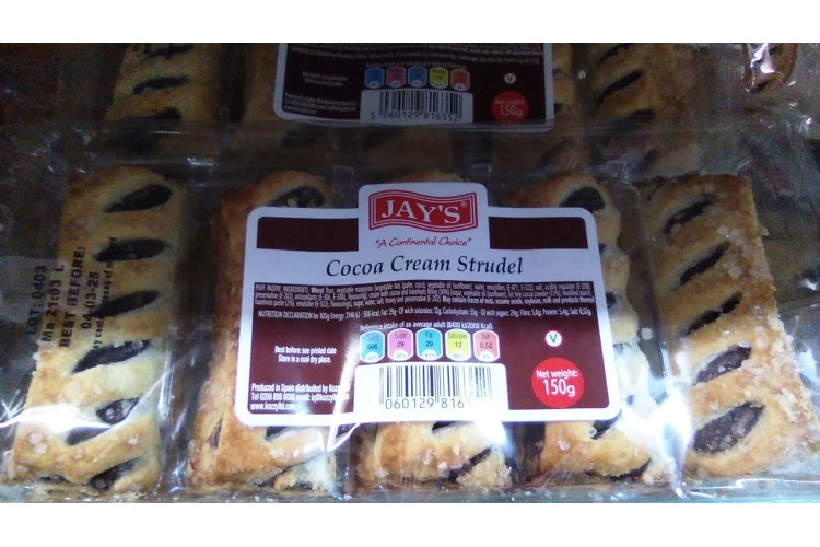 Jays Cocoa Cream Strudel 150g 