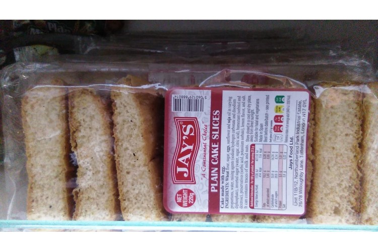 Jays Plain Cake Slices 220g 