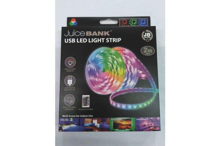 Juice Bank USB LED Light Strip 2m