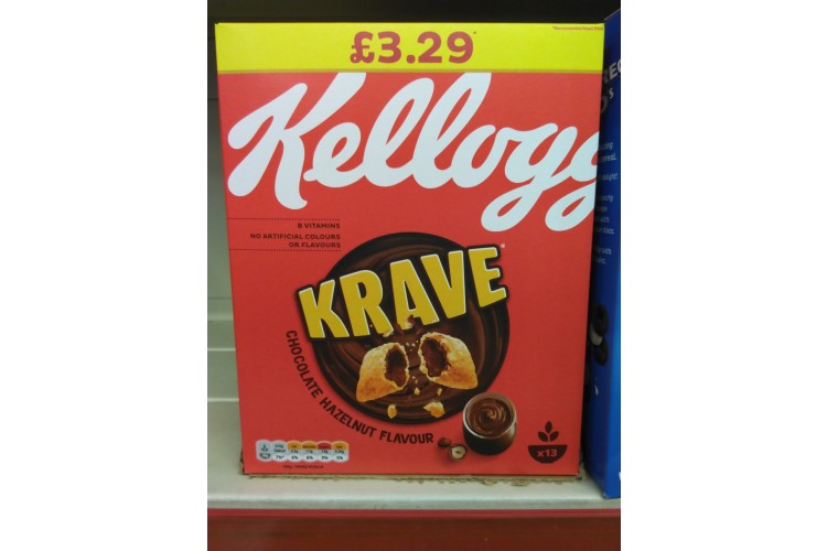 Kellogg's Krave Chocolate Hazelnut Flavour 410g