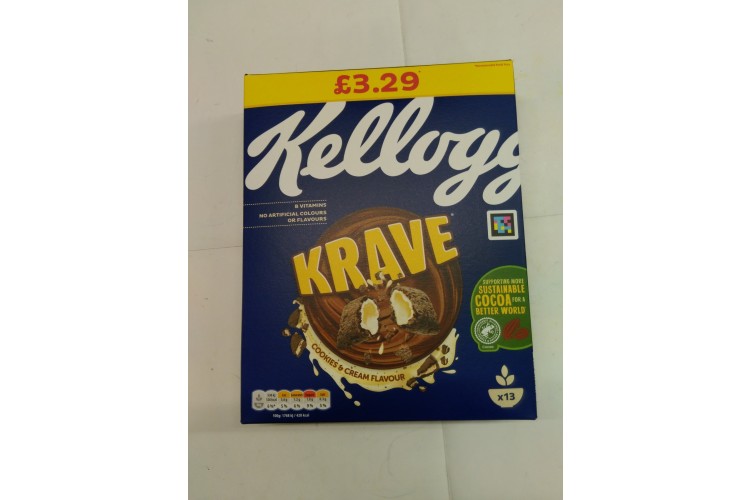 Kellogg's Krave Cookies & Cream Flavour 410g