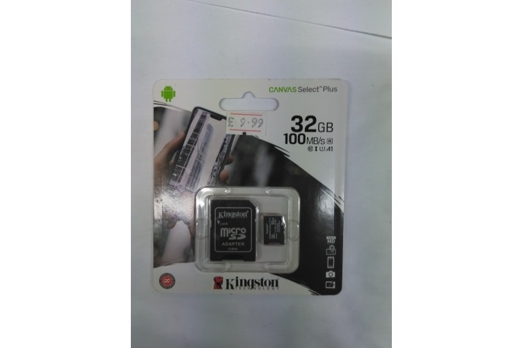 Kingston Canvas Select Plus Micro SD Card 32GB