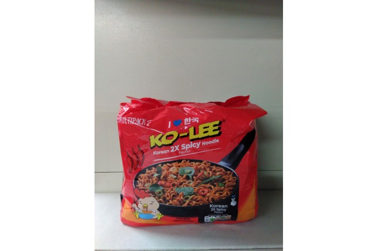 Ko Lee Korean 2X Spicy Noodle 4x70g
