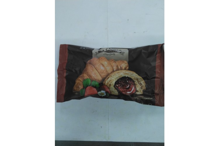 La Crema Da Alva Croissant with Strawberry Filling 65g