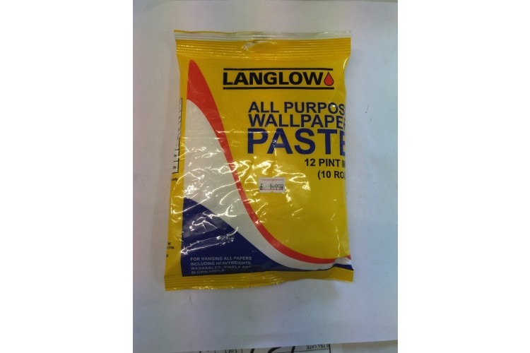 Langlow All Purpose Wallpaper Paste 12 Pint Mix (10 roll)