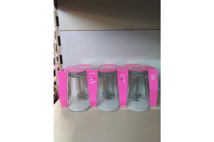 Lav Drinking Glass 6pc 205cc