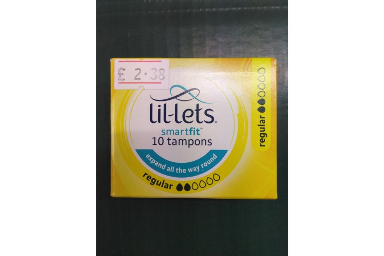 Lil Lets 10 Smartfit  Expand all the way around Regular Tampons Regular 
