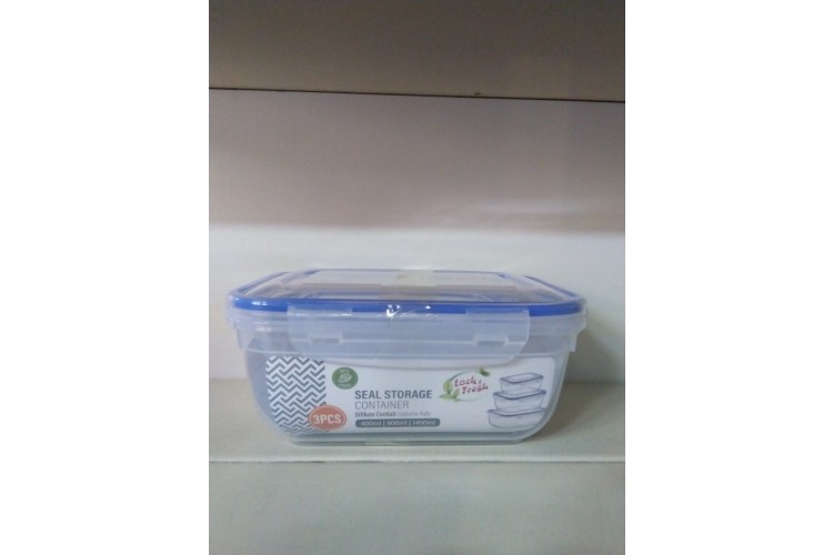 Lock Fresh 3pc Food Containers