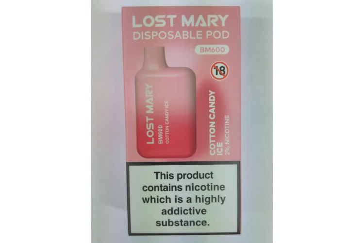 Lost Mary Disposable Pod Cotton Candy Ice BM600 
