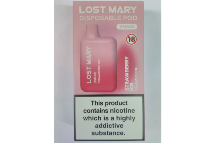 Lost Mary Disposable Pod Strawberry Ice BM600 