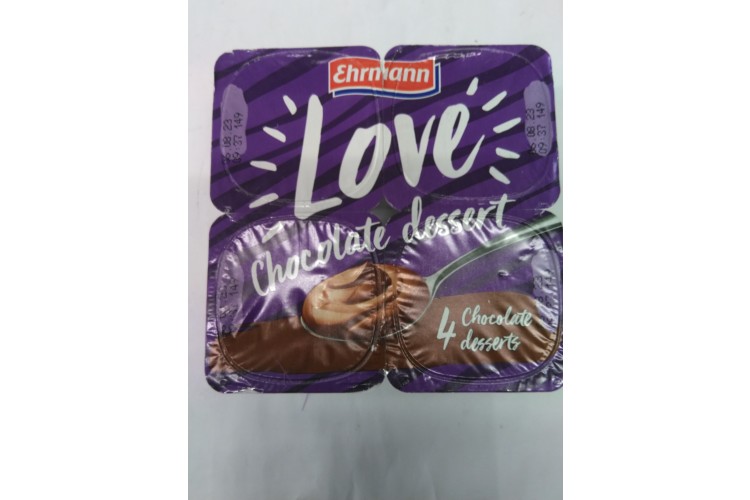 Love Chocolate Dessert 4 Pot 400g Yogino