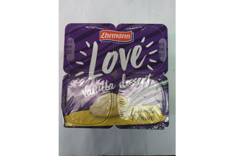 Yogino Love Vanilla Dessert 4 Pot 400g