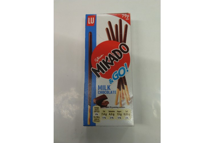 Lu Mikado & Go Milk Chocolate 39g