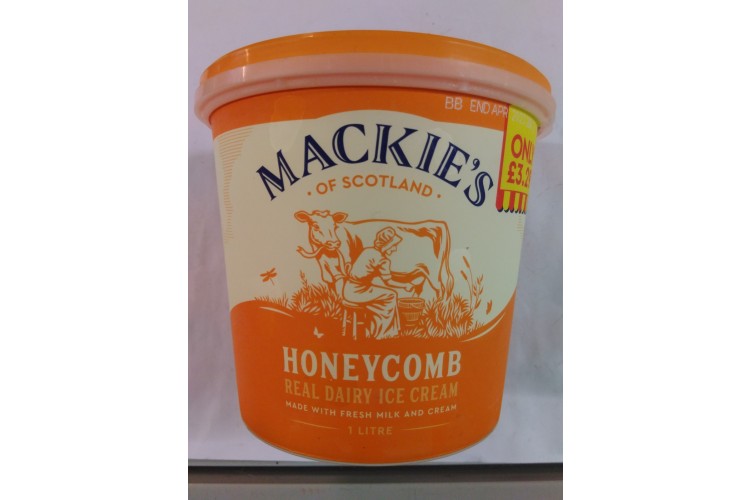 Mackies of Scotland Honeycomb flavour 1Liter 