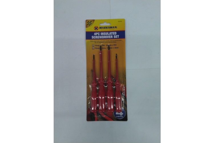 Marksman 4PC Insulated Screwdriver Set