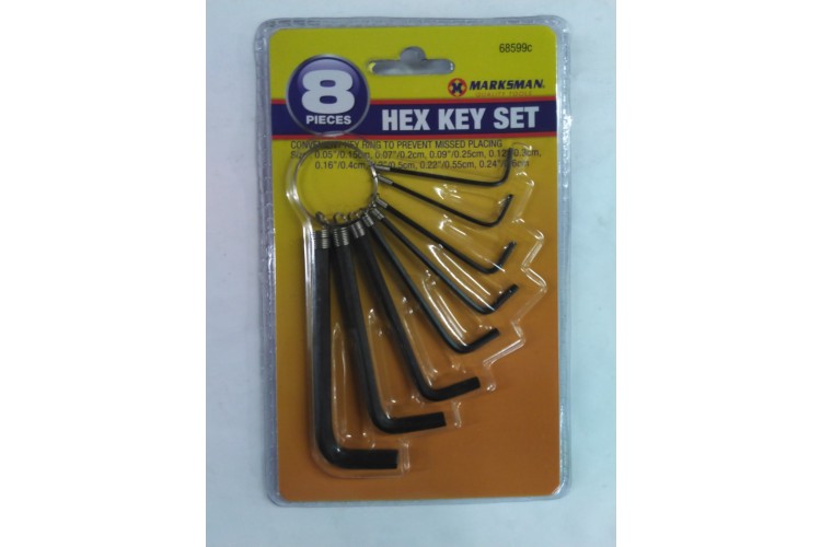Marksman 8PC Hex Key Sey