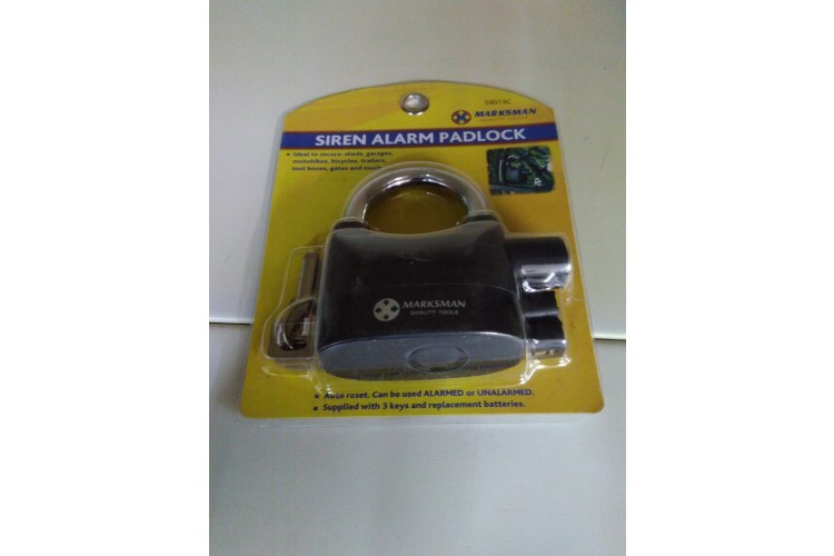 Marksman Siren Alarm Padlock 
