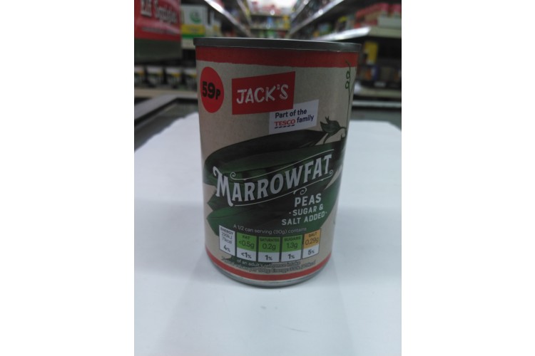Marrowfat Peas Sugar & Salt Added 300g