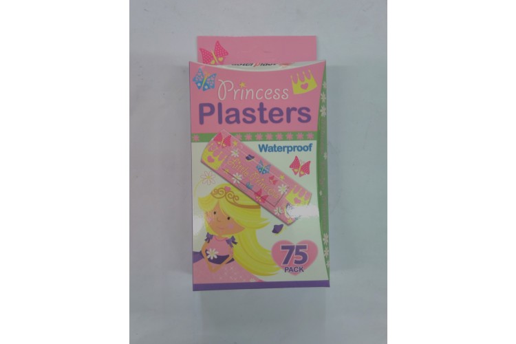 Master Plast Princess Plasters waterproof 75 Pack
