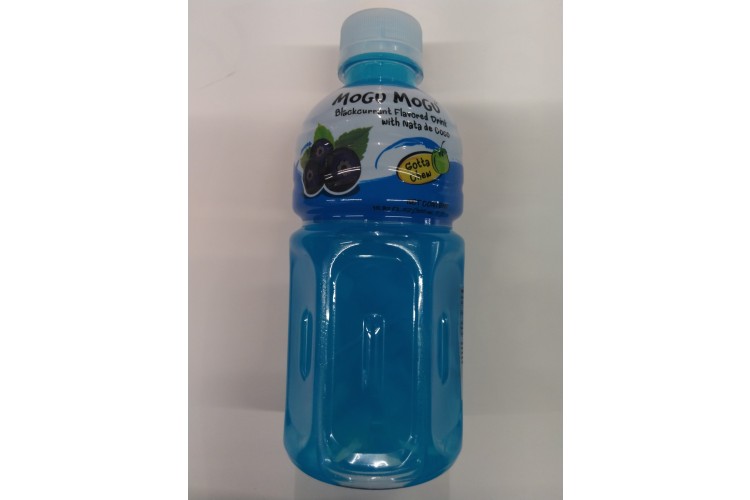 Mogu Mogu Blackcurrant Flavored Drink With Nata De Coco