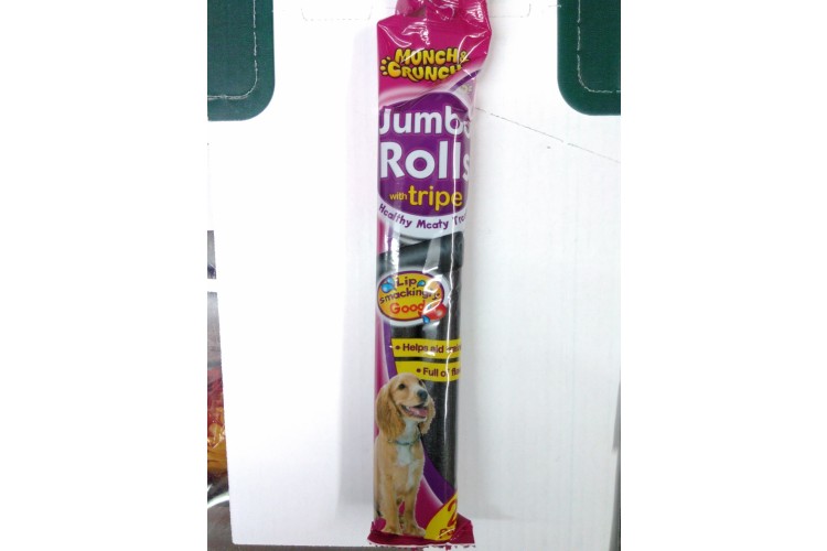Munch & Crunch Jumbo Rolls with Tripe 2 pack 180g