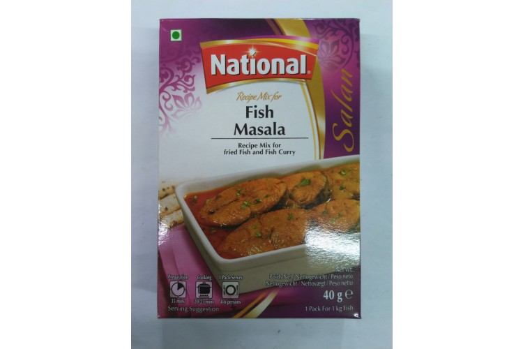 National Fish Masala 40g ANY 2 FOR £1.50