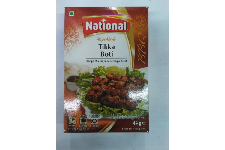 National Tikka Boti 44g ANY 2 FOR £1.50