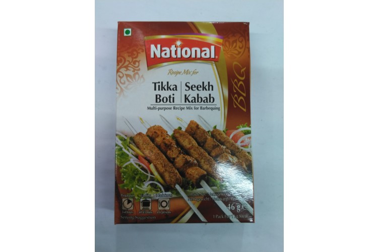National Tikka boti / Seekh Kabab 46g ANY 2 FOR £1.50