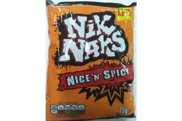 Nik Naks Nice 'n' Spicy £1.25