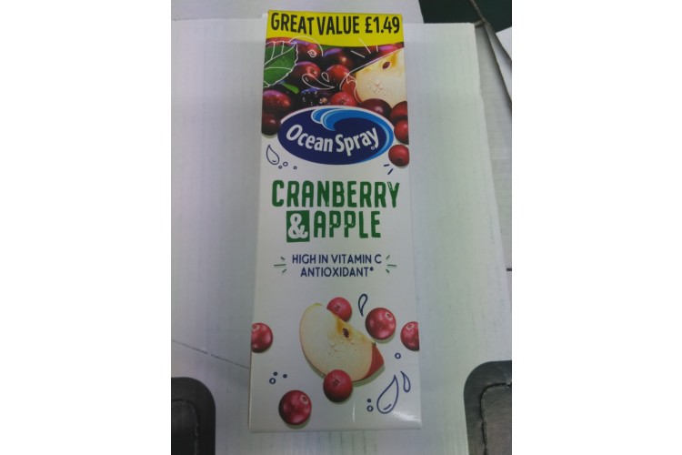 Ocean Spray Cranberry & Apple 1Litre