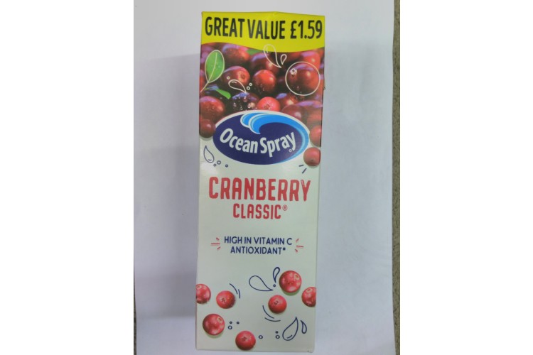 Ocean Spray Cranberry Classic 1Litre