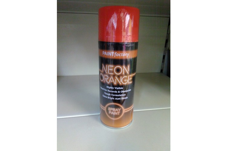 Paint Factory Neon Orange Spray Paint 400ml