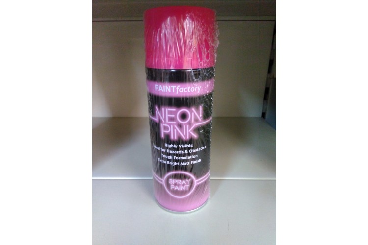 Paint Factory Neon Pink Spray Paint 400ml