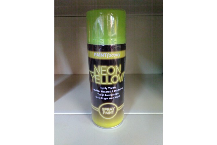 Paint Factory Neon Yellow Spray Paint 400ml