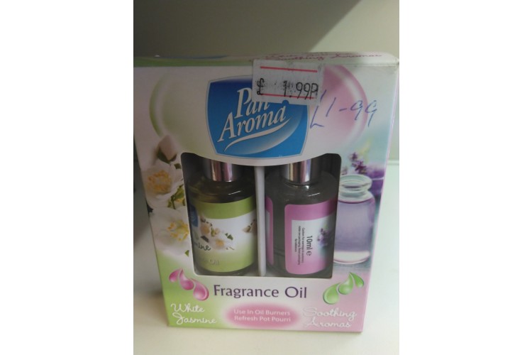 Pan Aroma Fragrance Oil White Jasmine and Soothing Aromas