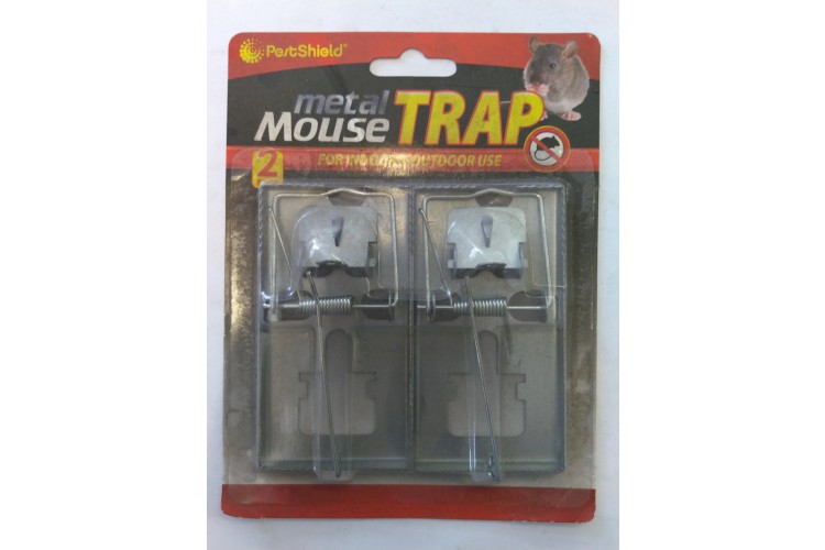 PestShield Metal Mouse Trap 2 Pack