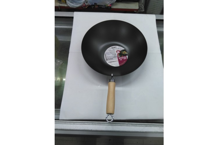 Prima 30 CM Non Stick Wok With Wooden Handle