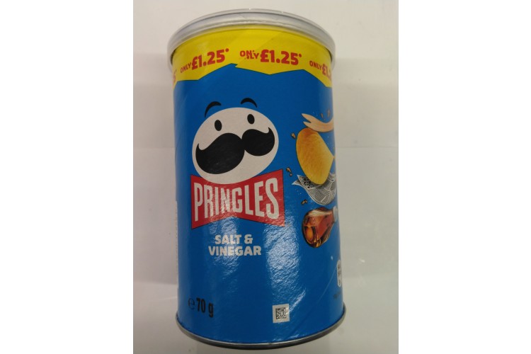 Pringles Salt & Vinegar 70g Pm £1.25