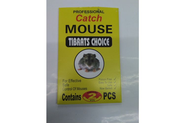 Professional Catch Mouse Tibrats Choice Glue Boards 2 Pack