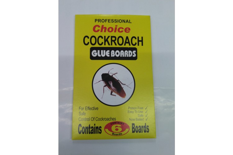 Professional Choice Cockroach Glue Boards 6 Pack