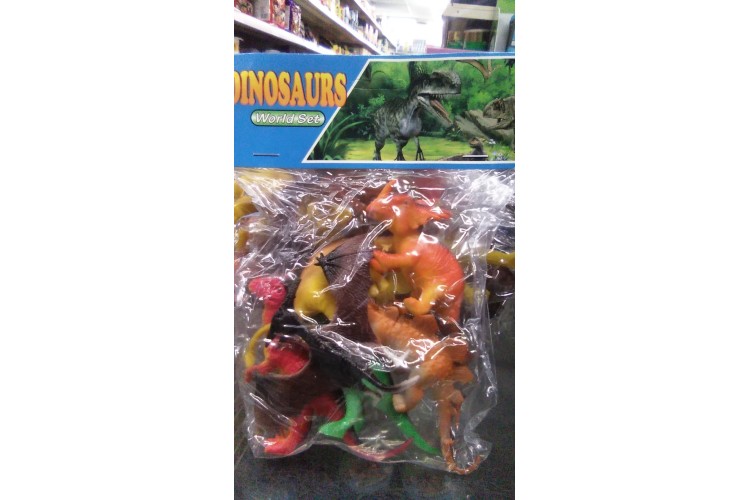 PVC Dinosaurs World Set