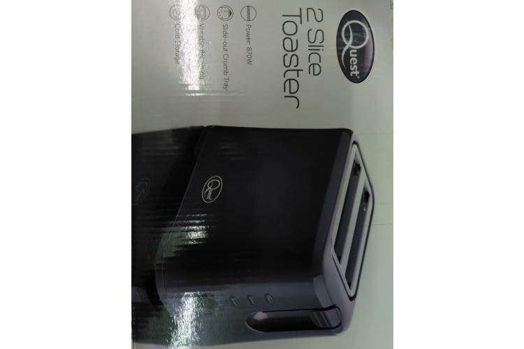 QUEST 2 SLICE TOASTER Grey