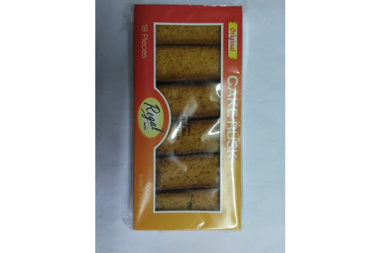 Regal Bakery Original Cake Rusk 18 Pieces 