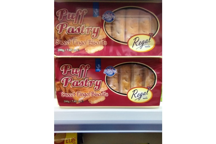 Regal Bakery Puff Pastry Finger Biscuits 200g