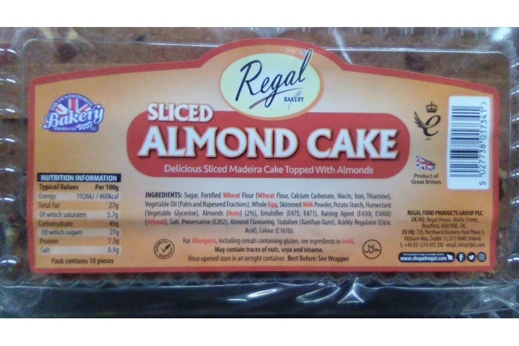 Regal Sliced Almond Cake