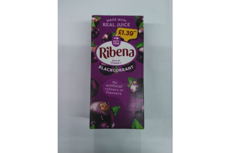 Ribena Blackcurrant 1Litre PM£1.39
