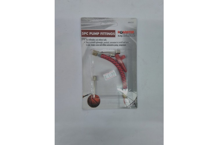 Roadster 5pc Pump Fittings 