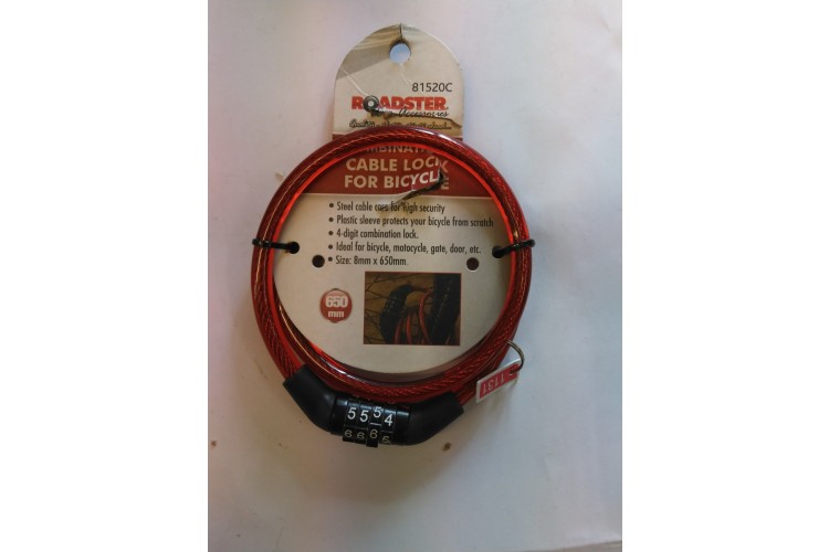 ROADSTER Cable Lock for Bicycle 650mm